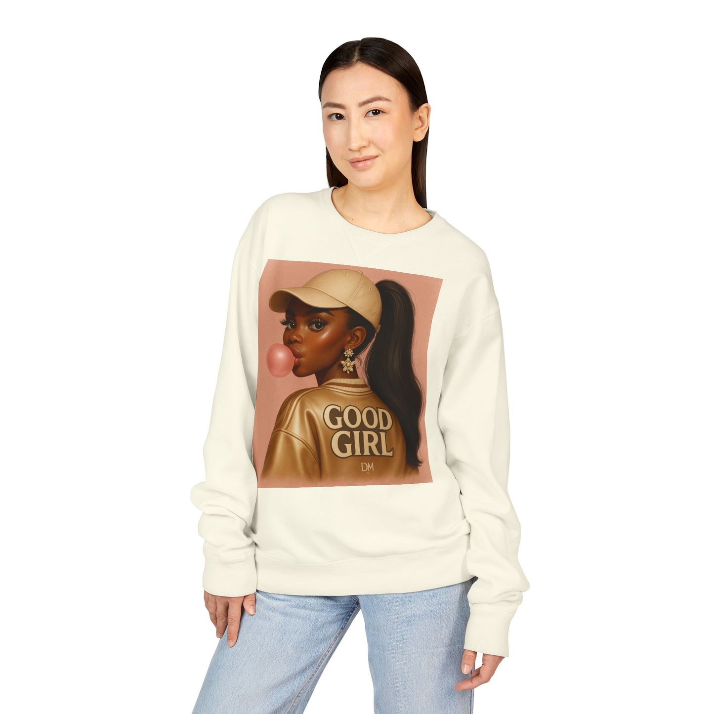 DM: ComfortWash® Garment Dyed Crewneck Sweatshirt