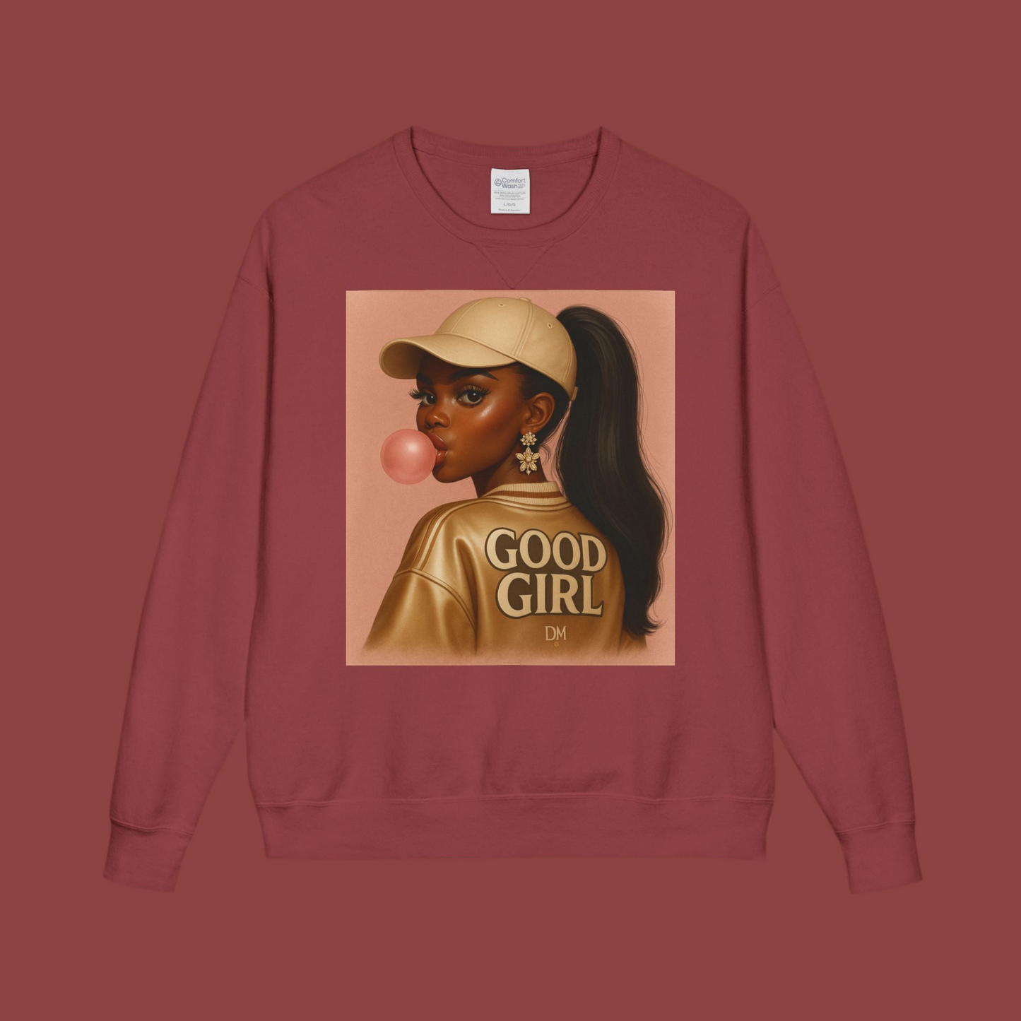 DM: ComfortWash® Garment Dyed Crewneck Sweatshirt