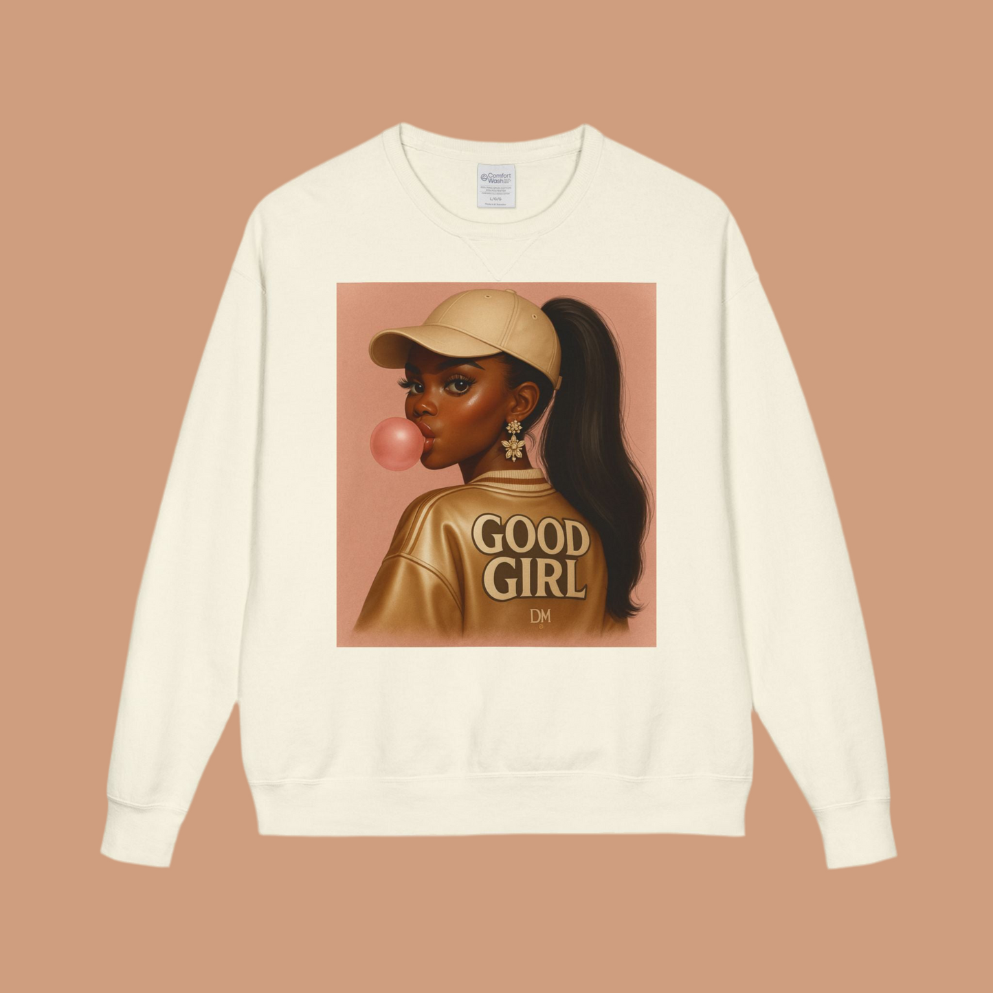 DM: ComfortWash® Garment Dyed Crewneck Sweatshirt